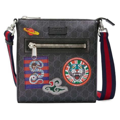 Gucci Night Courrier GG Supreme Messenger Bag .